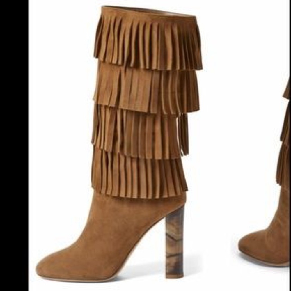 Burberry Boots with Fringe